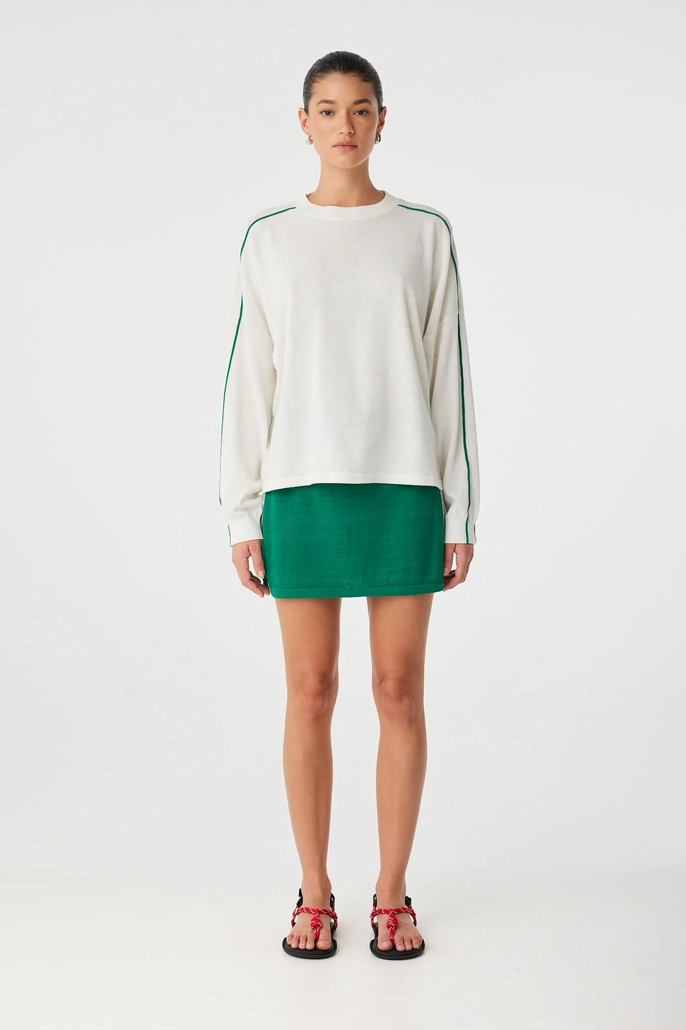 Pippa Mini Skirt - Palm Green