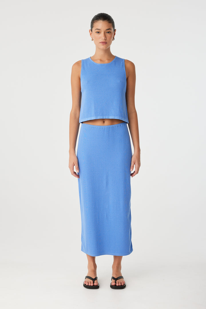 Theo Skirt - Pacific Blue