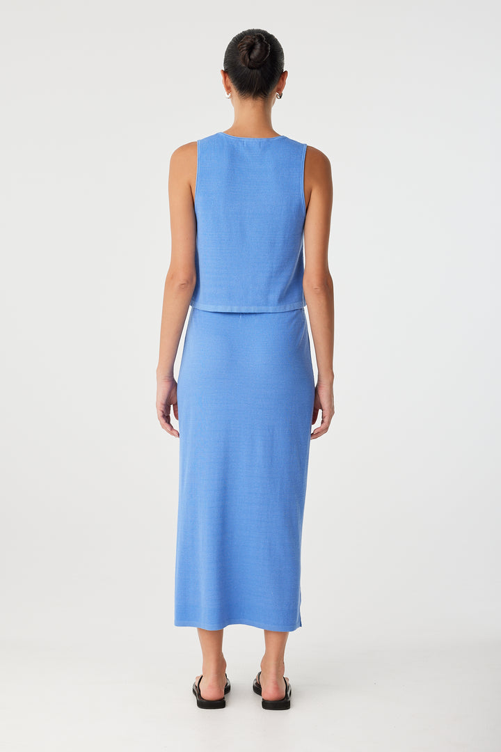 Theo Skirt - Pacific Blue