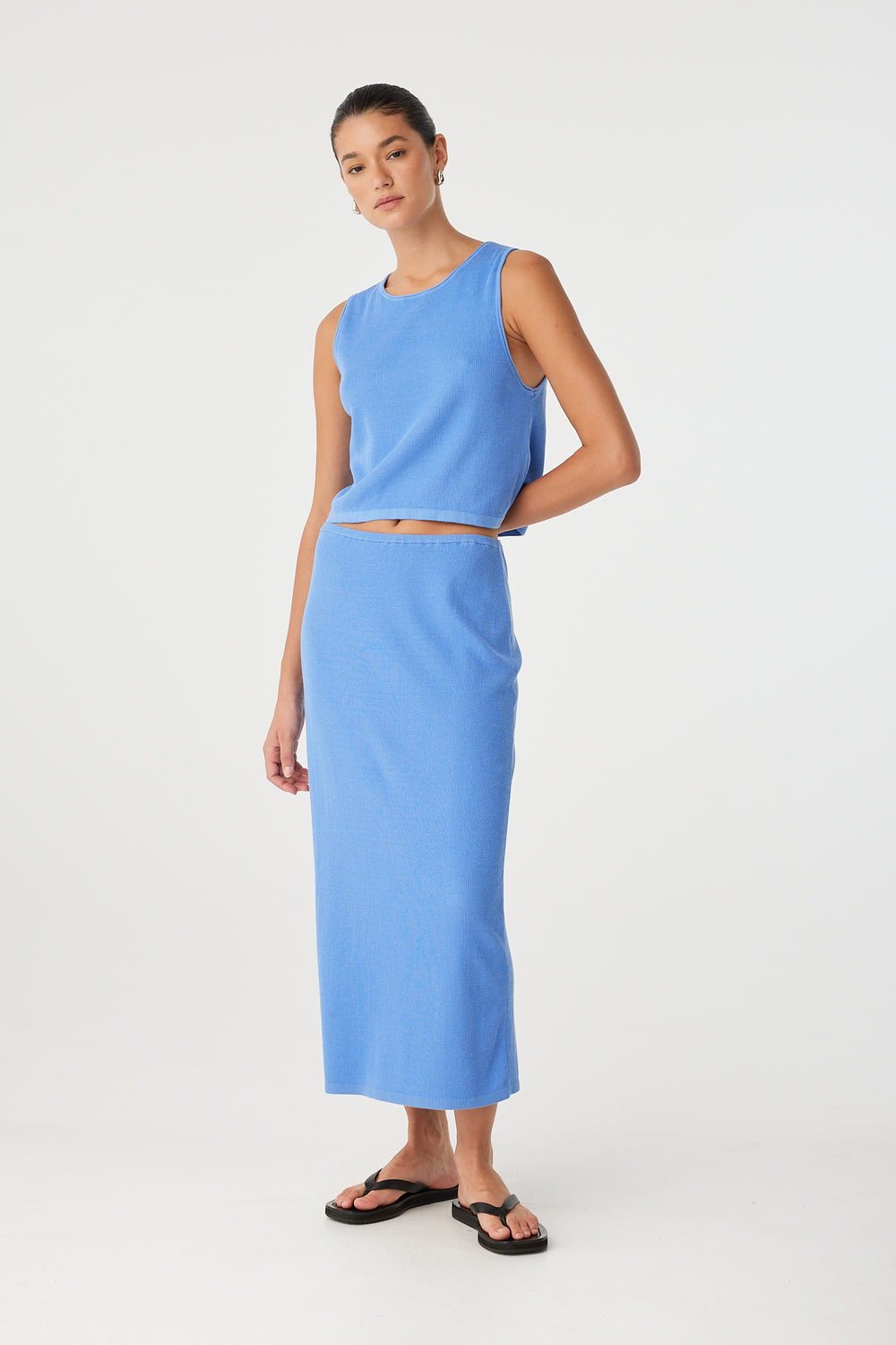 Theo Skirt - Pacific Blue