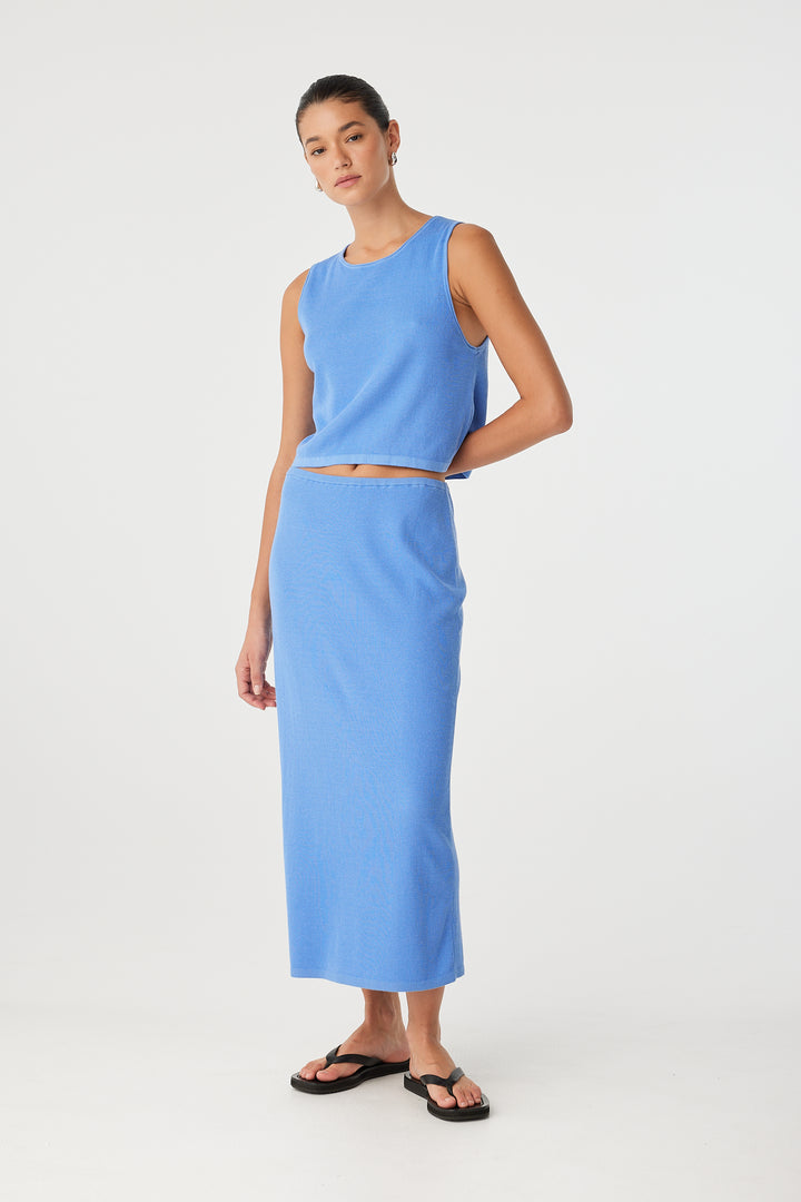 Theo Skirt - Pacific Blue