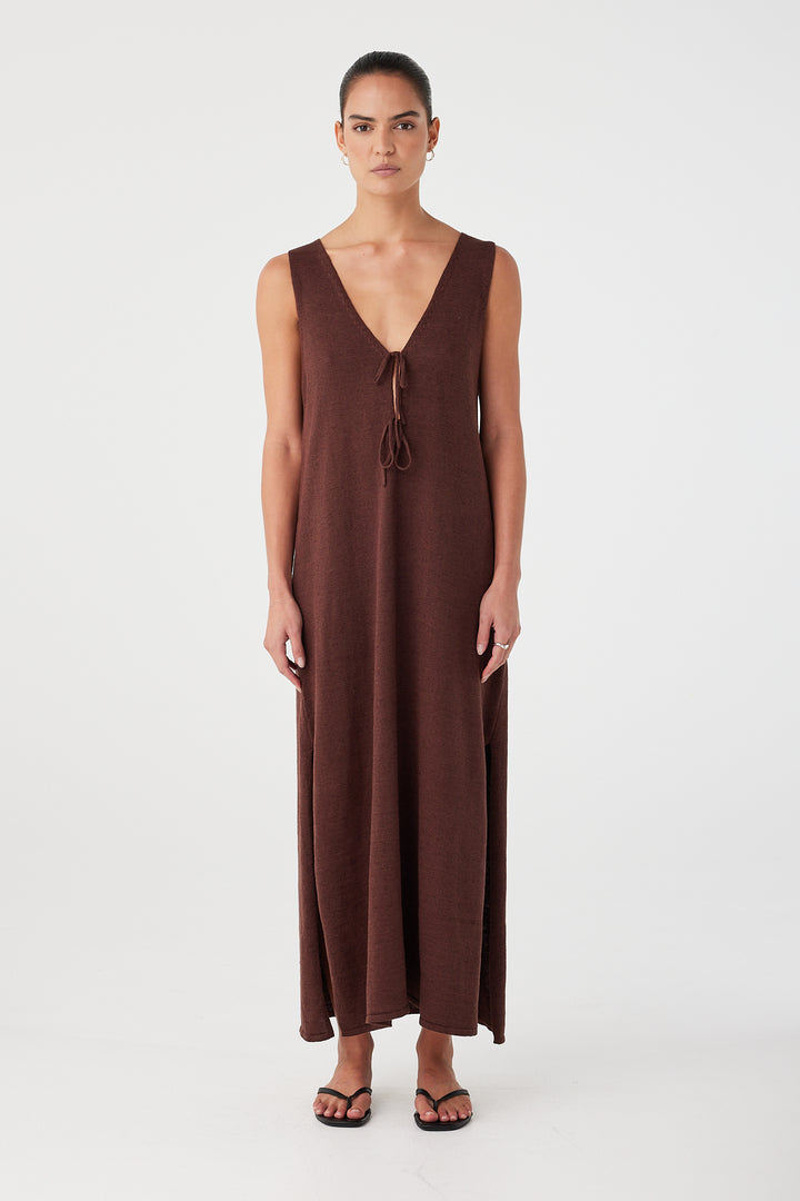 Poppy Maxi Dress - Chocolate