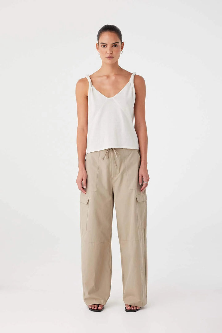 Nara Pocket Pant - Taupe