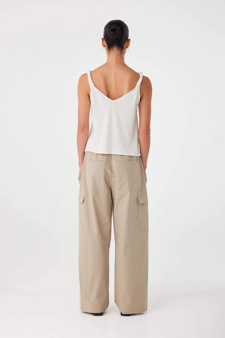 Nara Pocket Pant - Taupe
