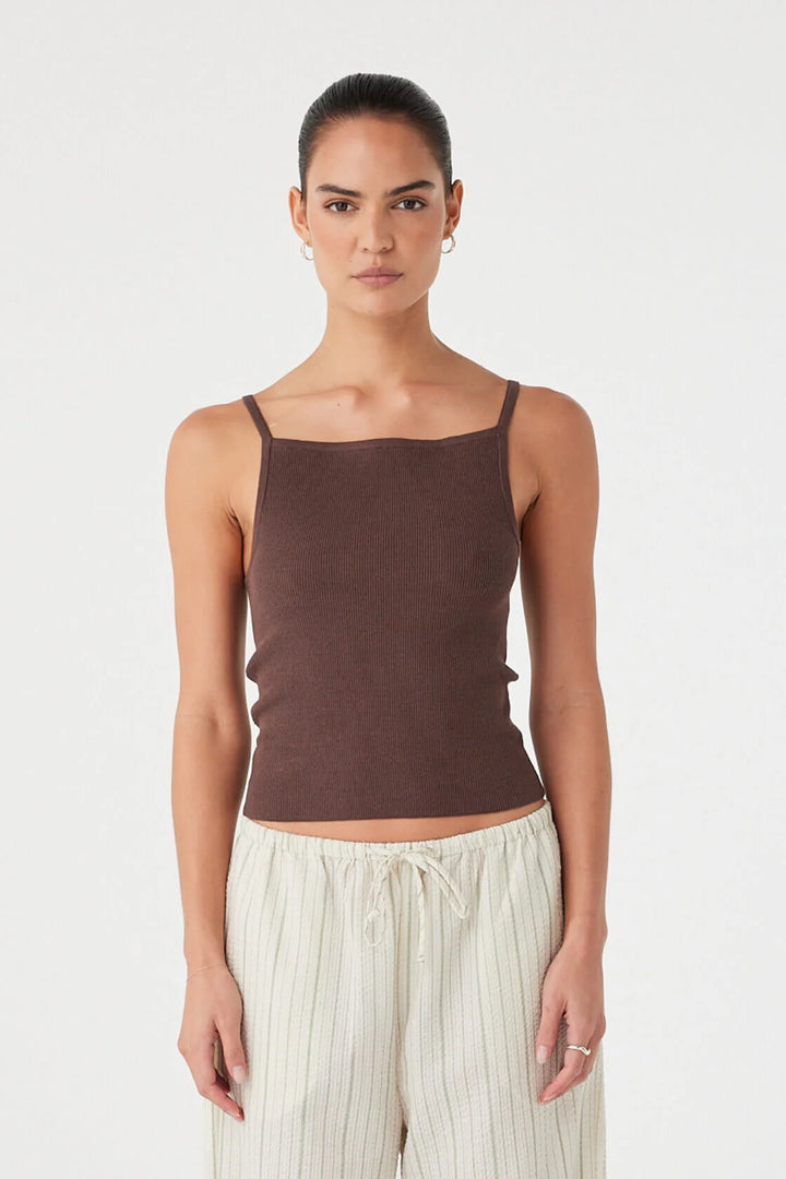 Sienna Tank - Espresso