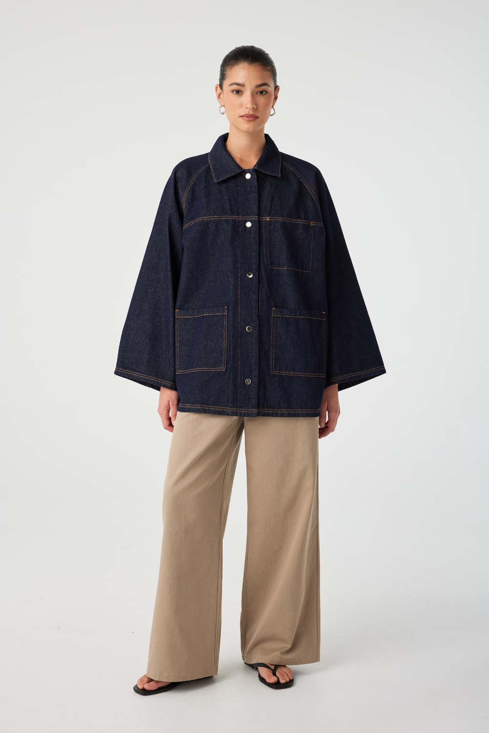 Alma Jacket - Denim - Indigo