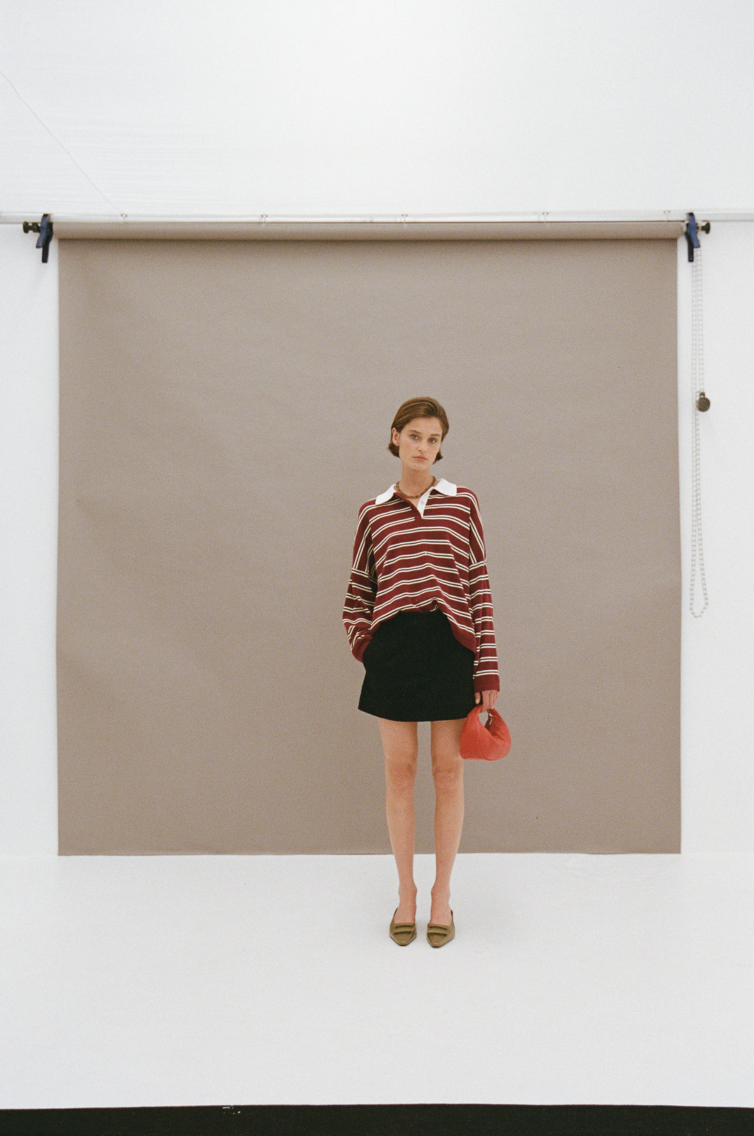 Rayne Knit Jersey - Merlot Stripe