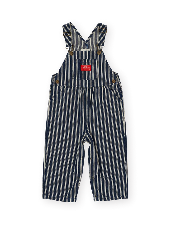 Railroad Stripe Austin Overalls