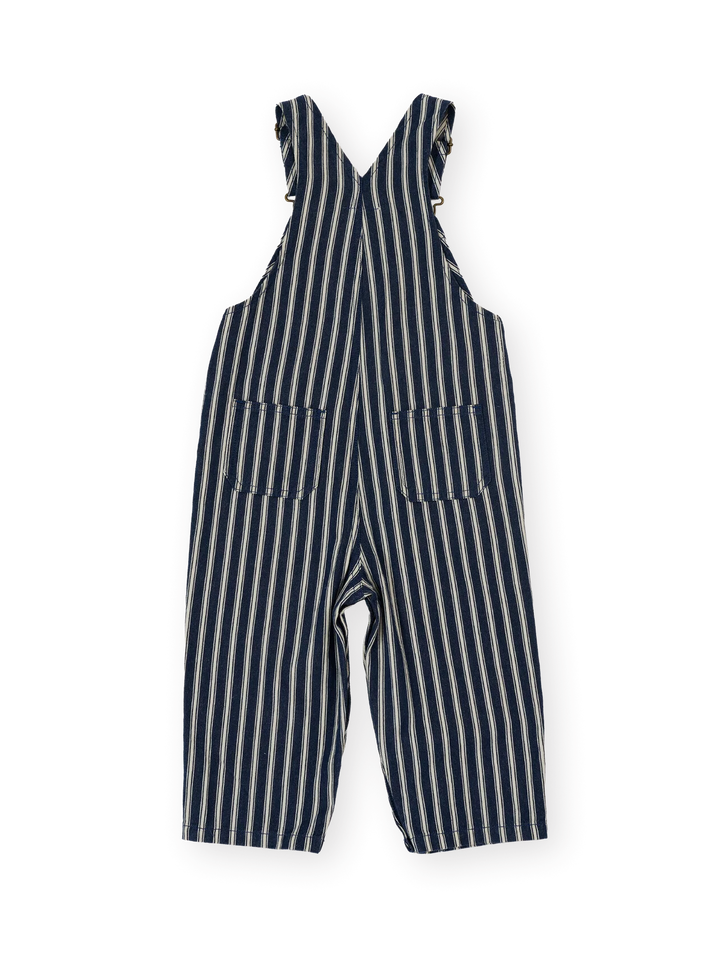 Railroad Stripe Austin Overalls