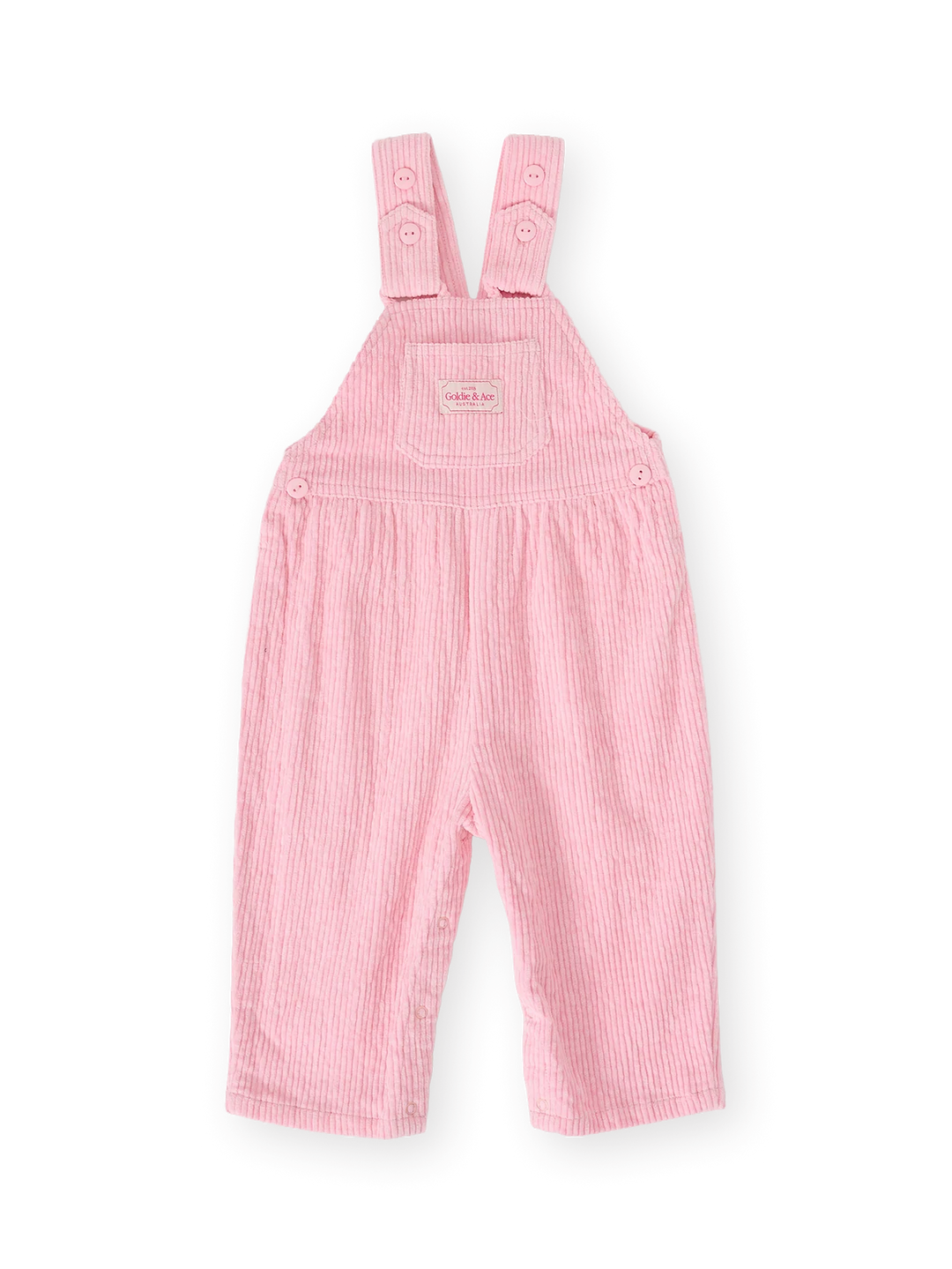 Sammy Corduroy Overall - Sweet Pea