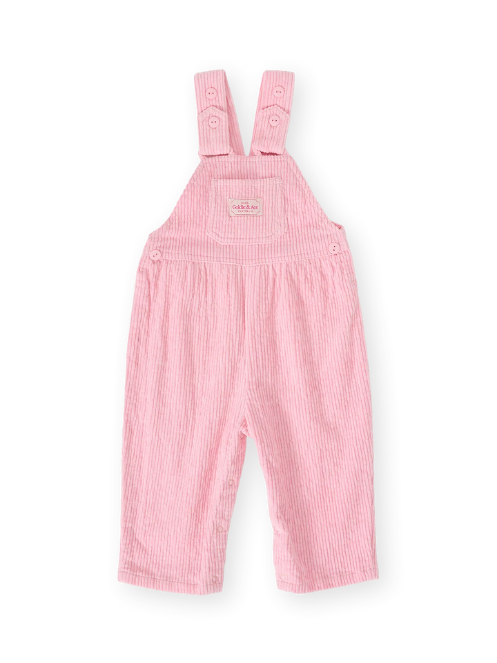 Sammy Corduroy Overall - Sweet Pea