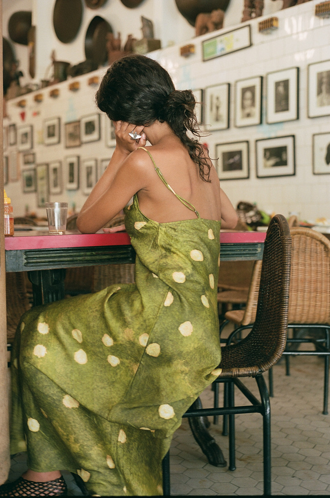 La Olivia Spot Sia Dress