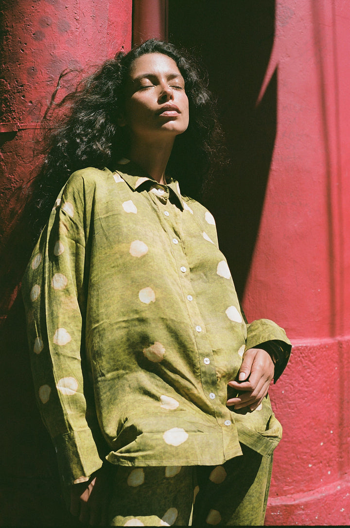 La Olivia Spot Dorato Shirt