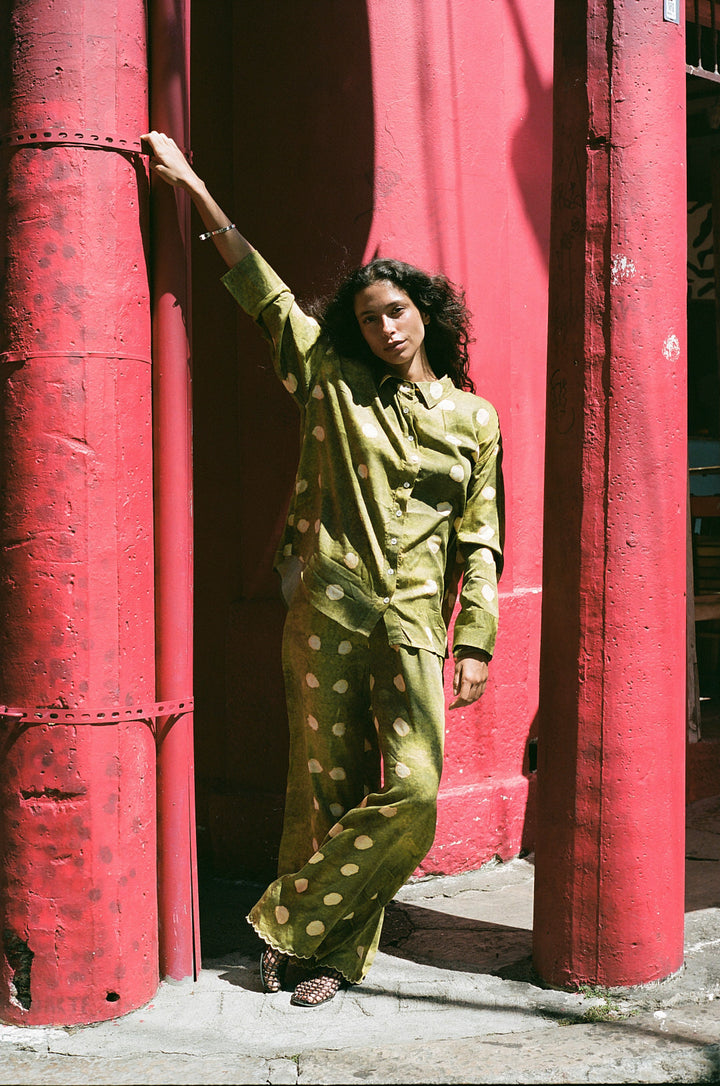 La Olivia Spot Dorato Shirt