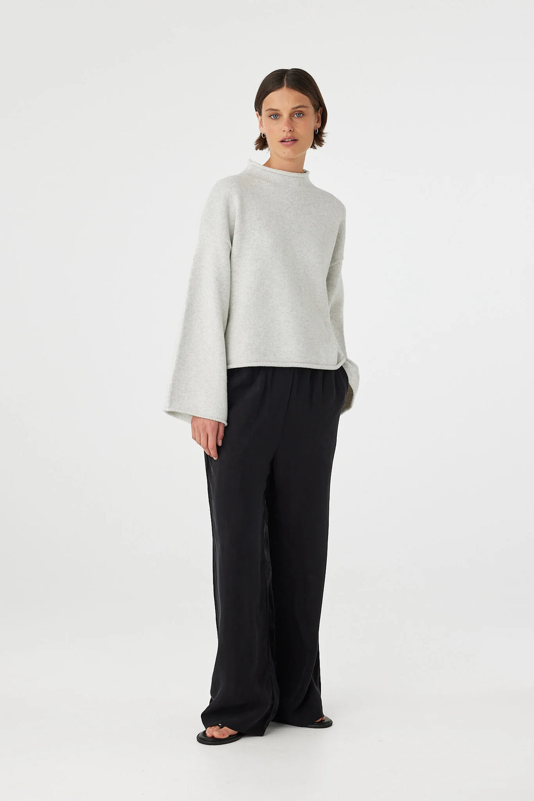 Maeve Sweater - Snow Marle