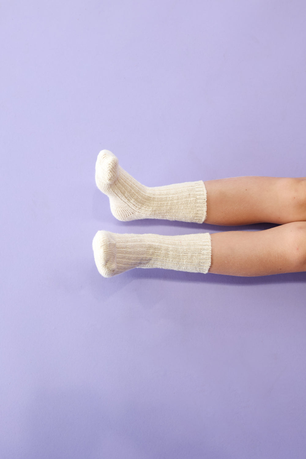 Chunky Rib Sock - Milk