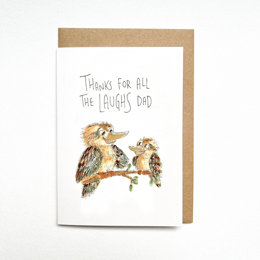 Thanks For All the Laughs Father's Day Card