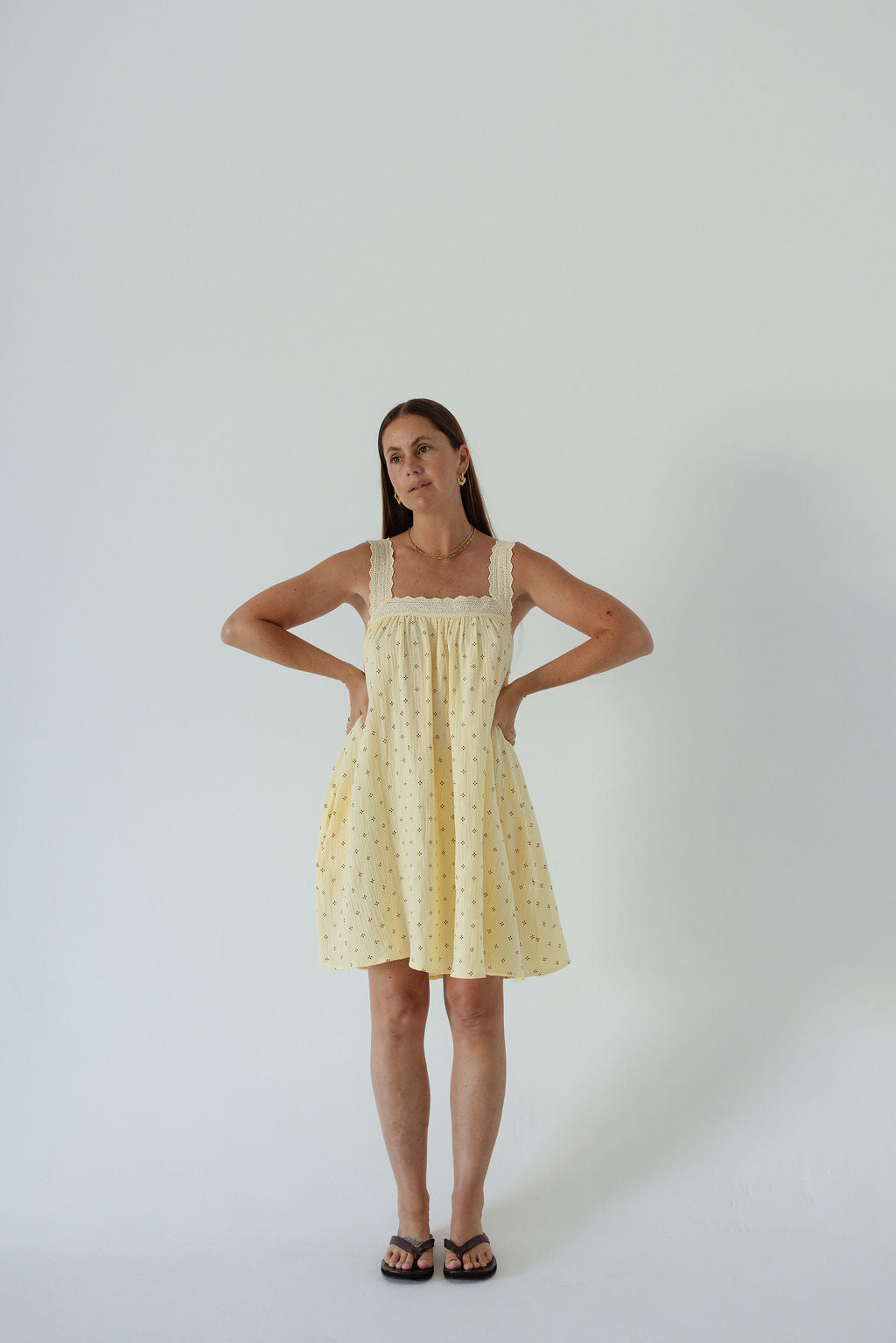 Juno Mini Dress - Butter PRE-SALE