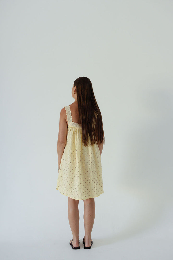 Juno Mini Dress - Butter PRE-SALE