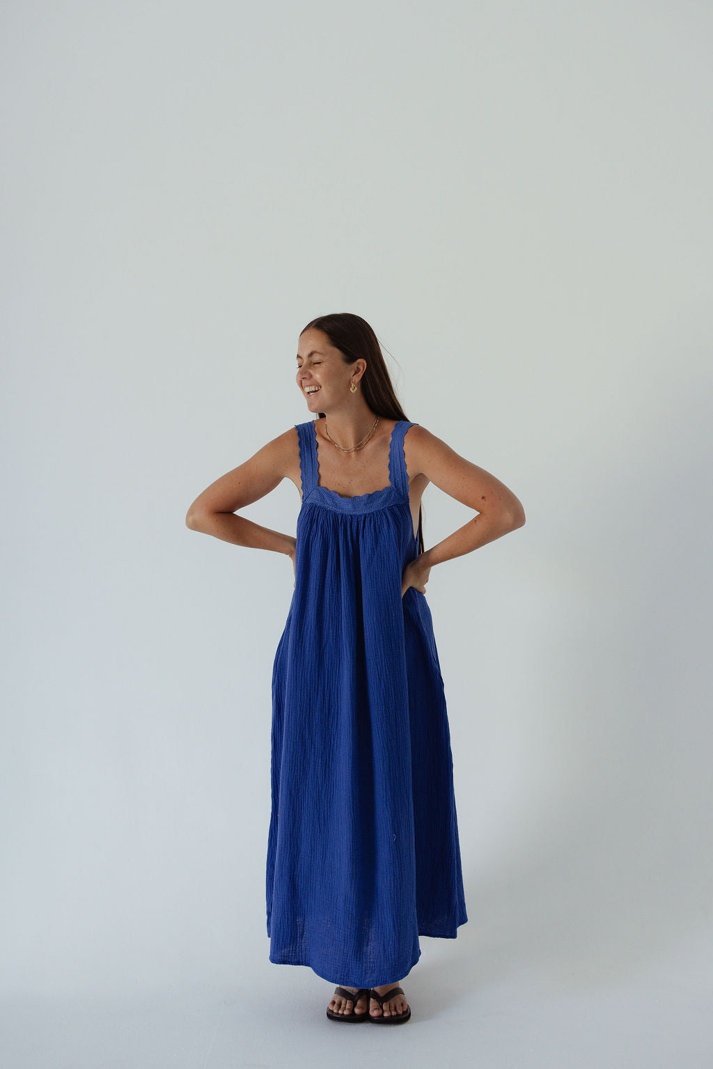 Juno Slip Dress - Cobalt PRE-SALE