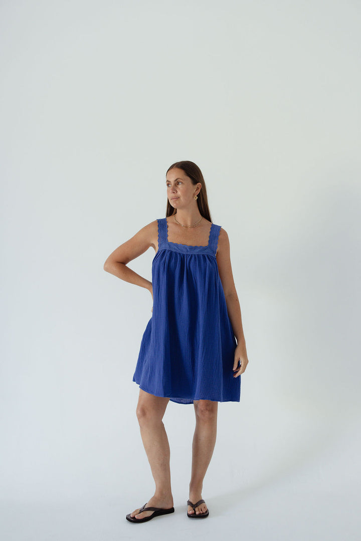 Juno Mini Dress - Cobalt PRE-SALE