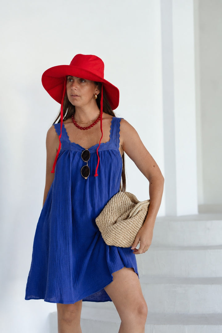 Juno Mini Dress - Cobalt PRE-SALE