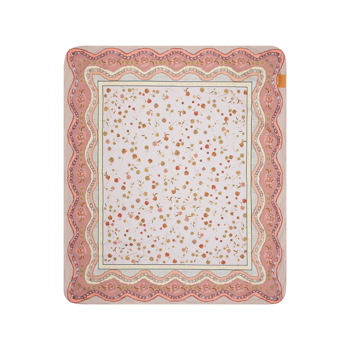 Dahlia Picnic Rug - Rose