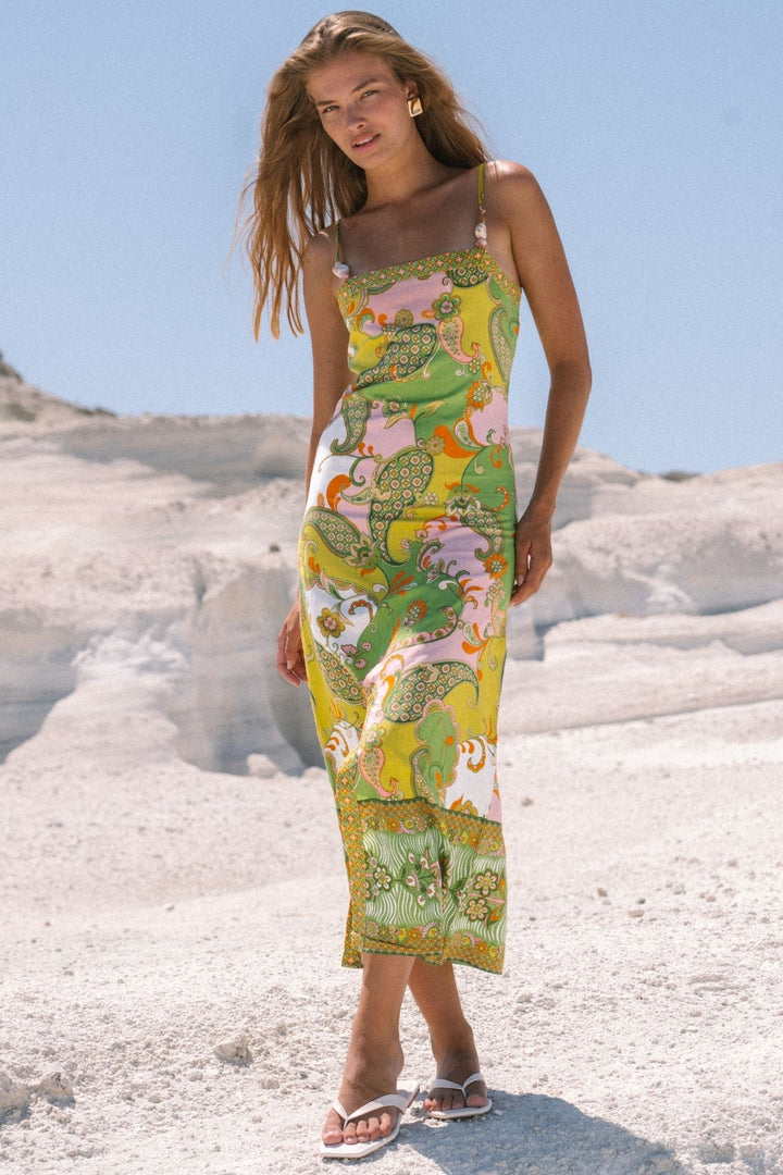 Cassie Midi Dress - Spring