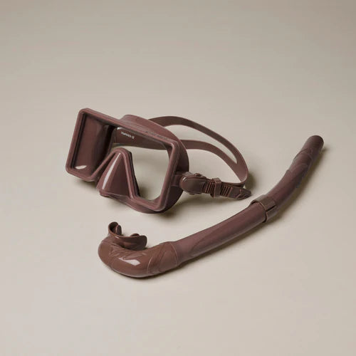 Barbados Dive Mask And Snorkel - Chocolate