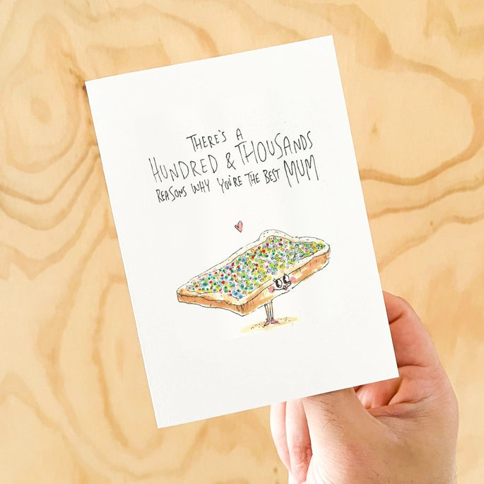 A Hundred & Thousands Best Mum Mothers Day Card