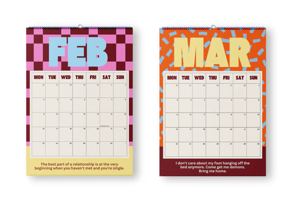2026 Bad On Paper Calendar