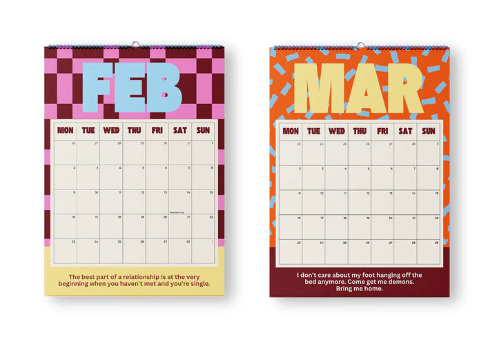 2026 Bad On Paper Calendar