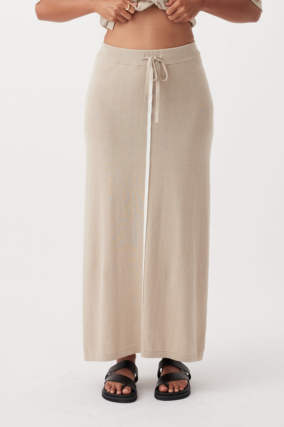 Quinn Skirt - Taupe