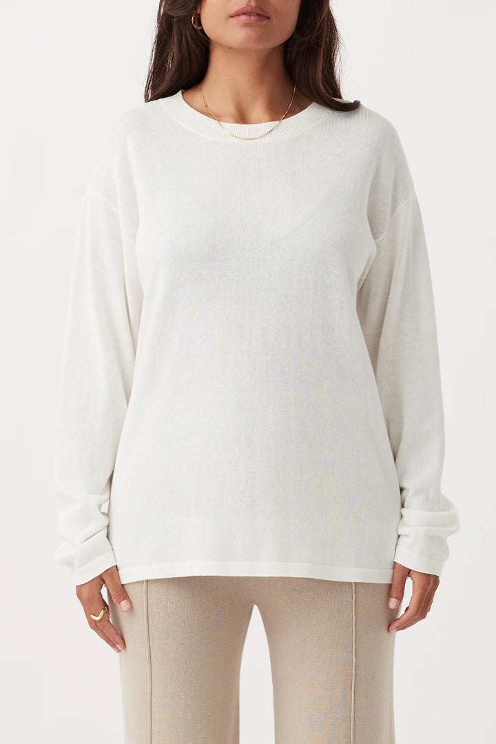 Ada Long Sleeve Tshirt - Cream