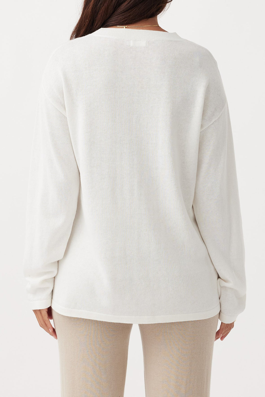 Ada Long Sleeve Tshirt - Cream