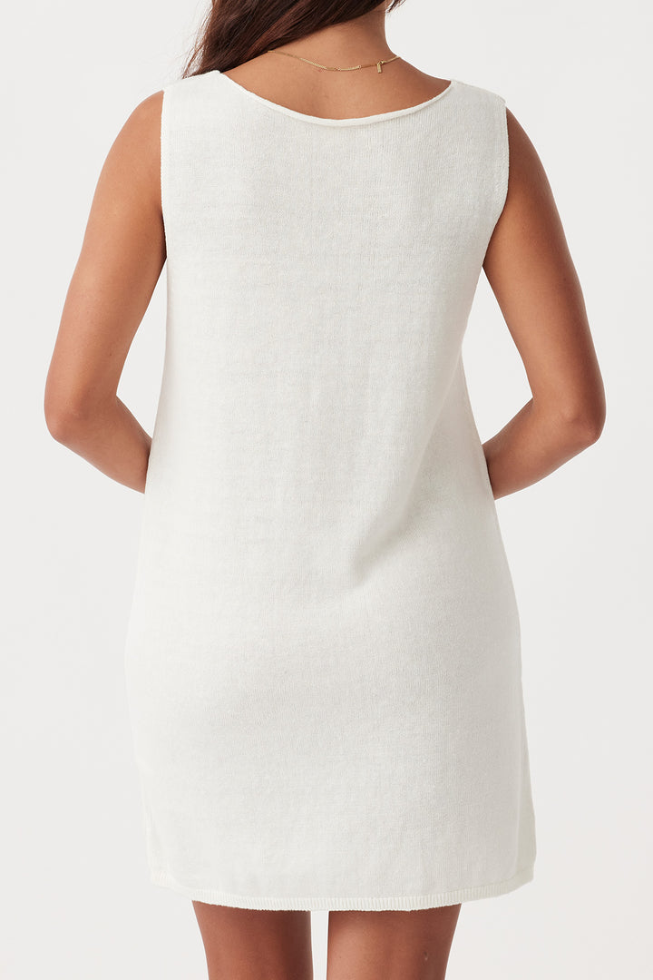 Poppy Mini Dress - Cream