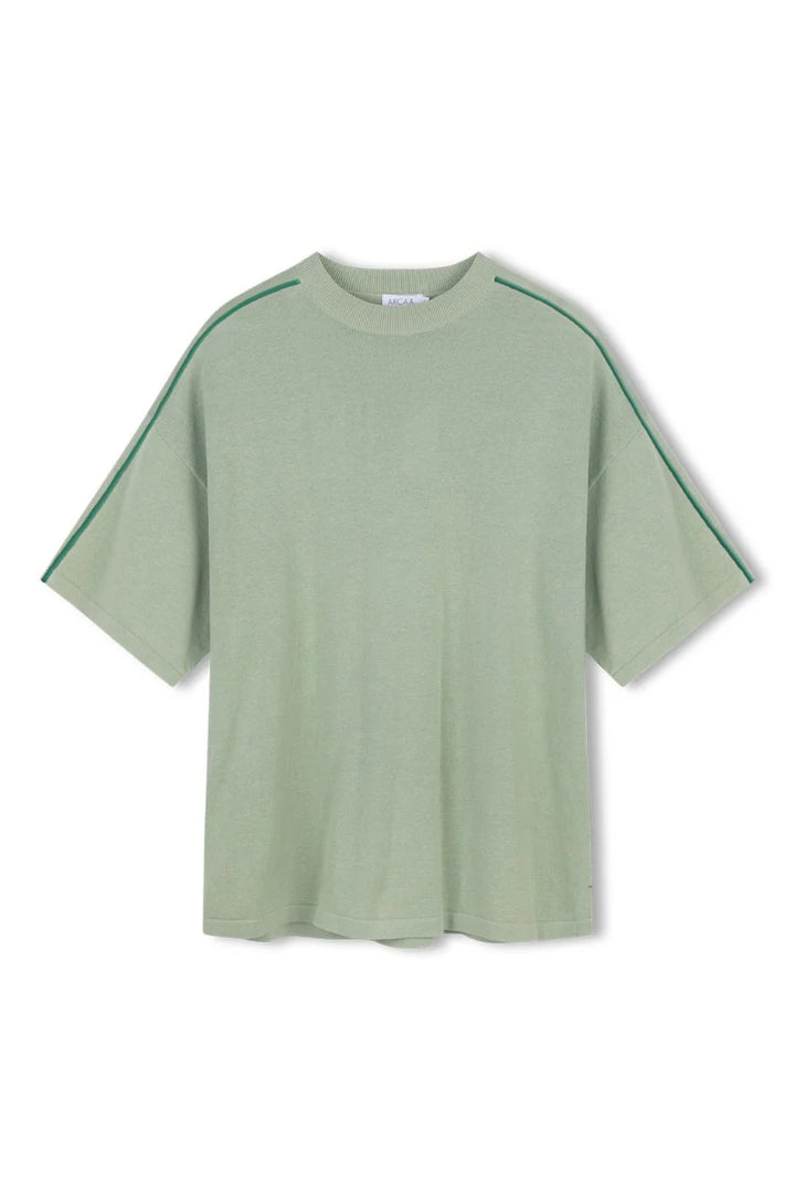 Pippa Oversized Tee - Eucalyptus & Sea Green