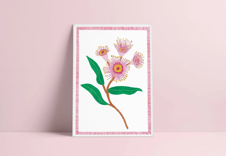 Flowering Gum Print A4