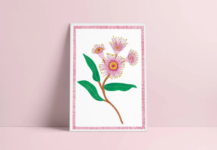 Flowering Gum Print A4