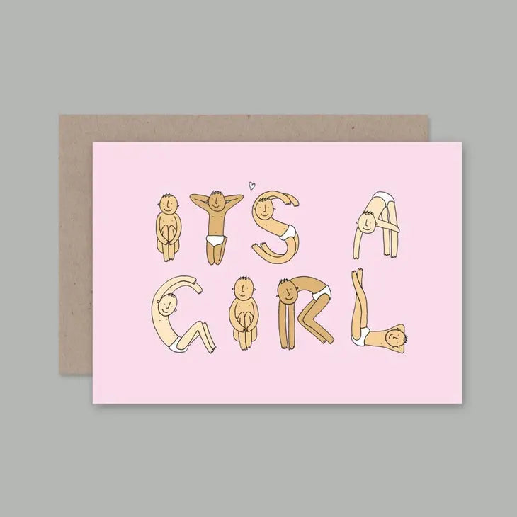 It's A Girl Card