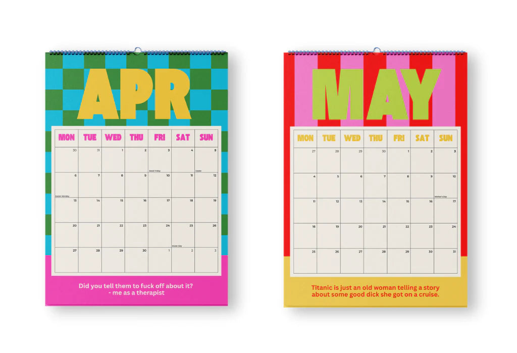 2026 Bad On Paper Calendar