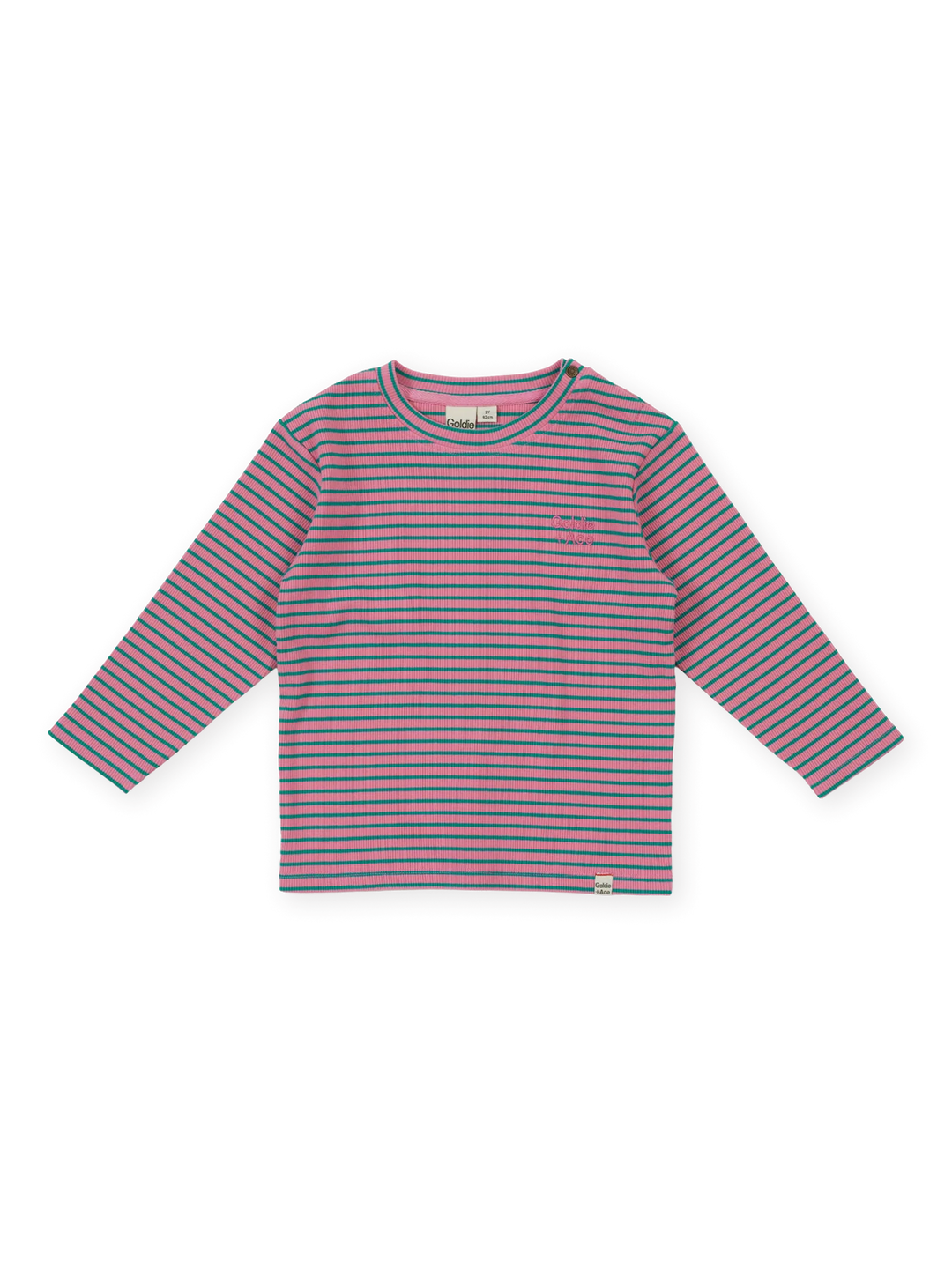 Essential Stripe Rib Top - Pink