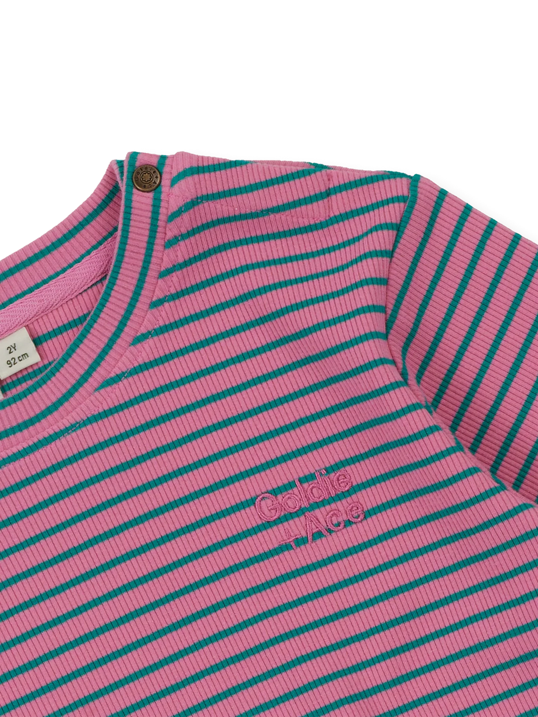 Essential Stripe Rib Top - Pink