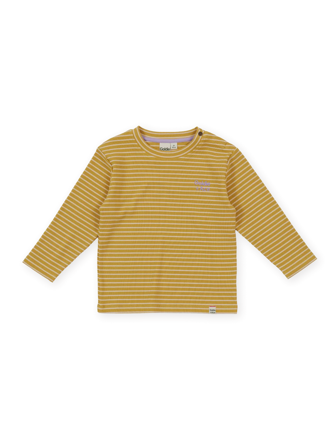 Essential Stripe Rib Top - Yellow