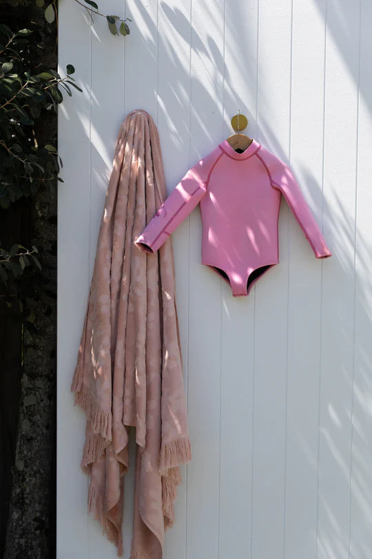 Long Sleeve Paddle Suit - Candy Pink