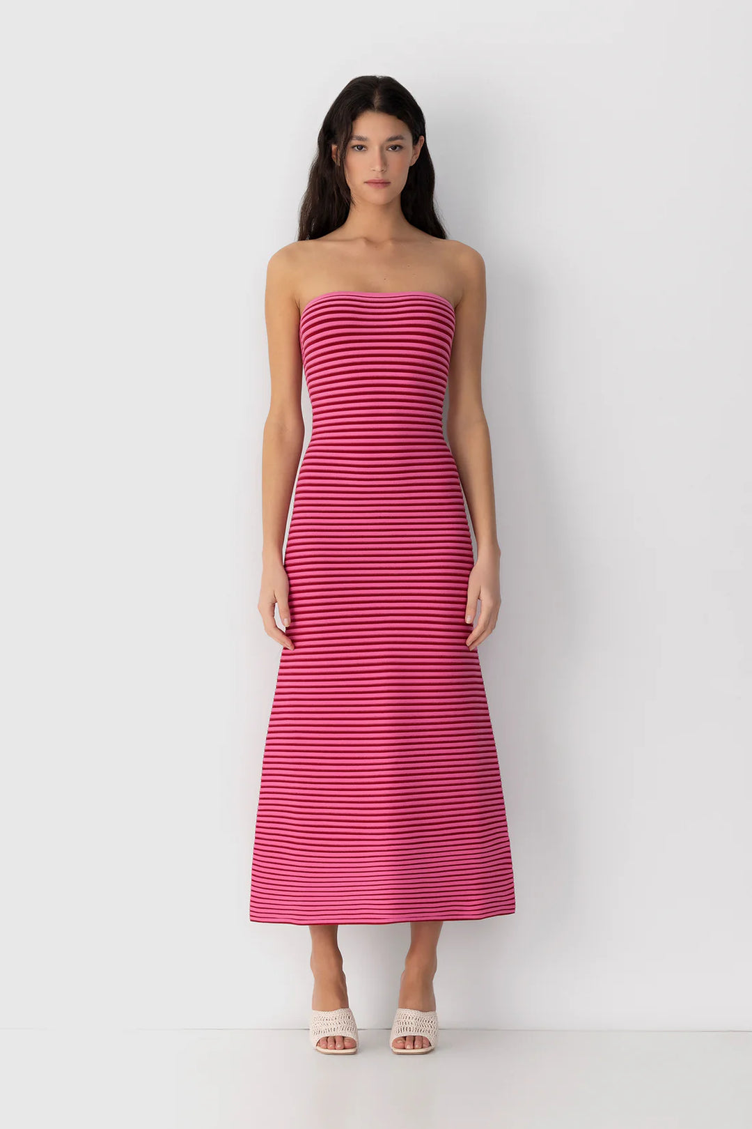 Sunmor Knit Maxi Dress - Candy