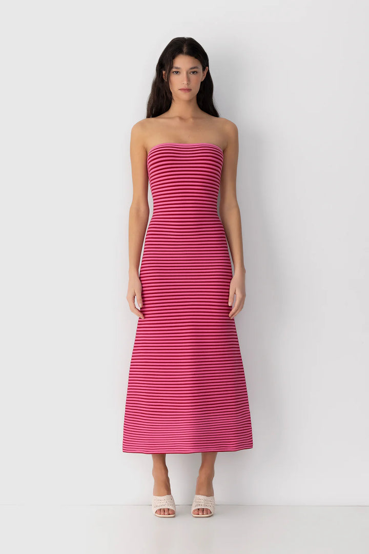 Sunmor Knit Maxi Dress - Candy