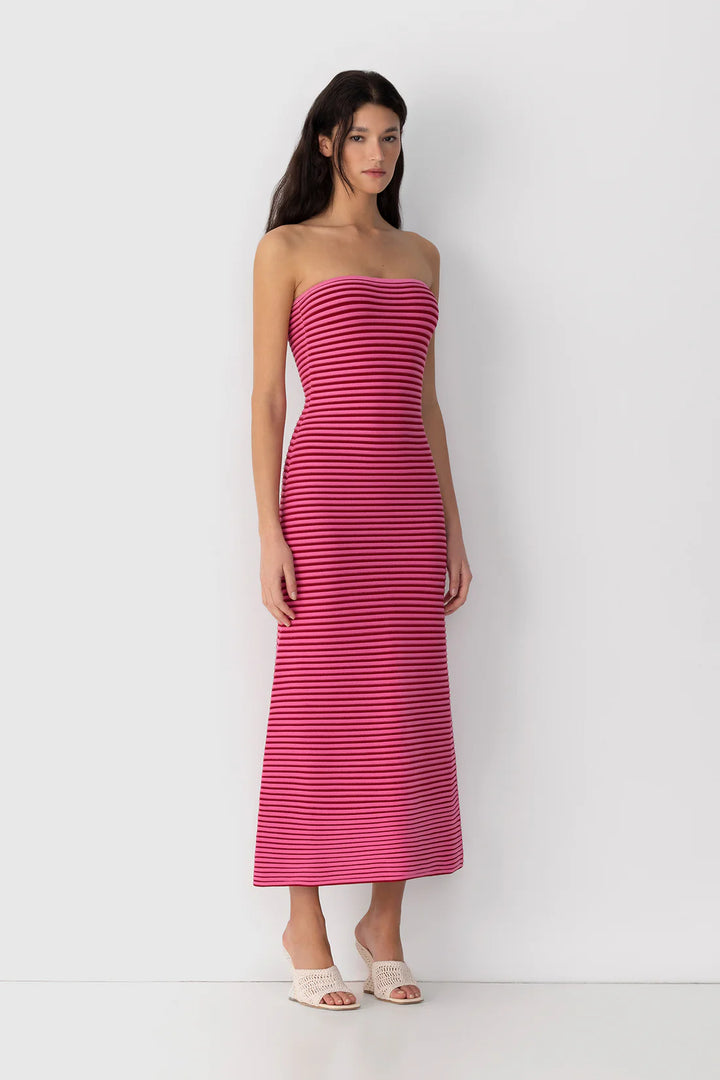 Sunmor Knit Maxi Dress - Candy