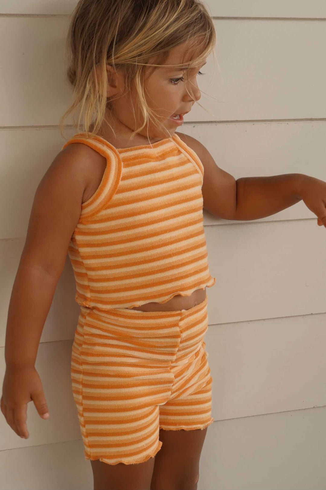 Ziggy Set Short - Citrus Stripe