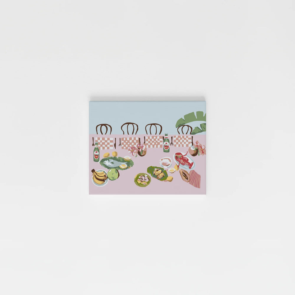 School Holidays Framed Paint By Numbers Kit (Mini)